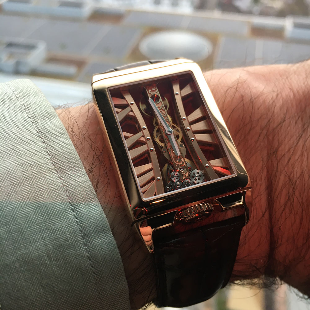 Replica corum bridge watch