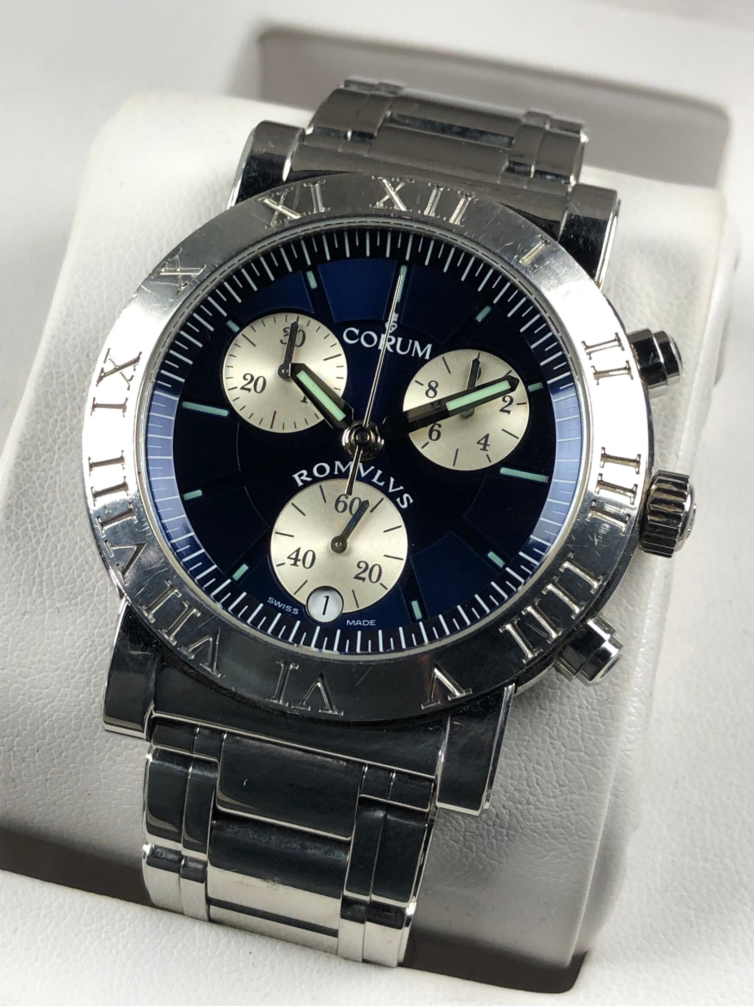 Replica corum romvlvs power reserve watch