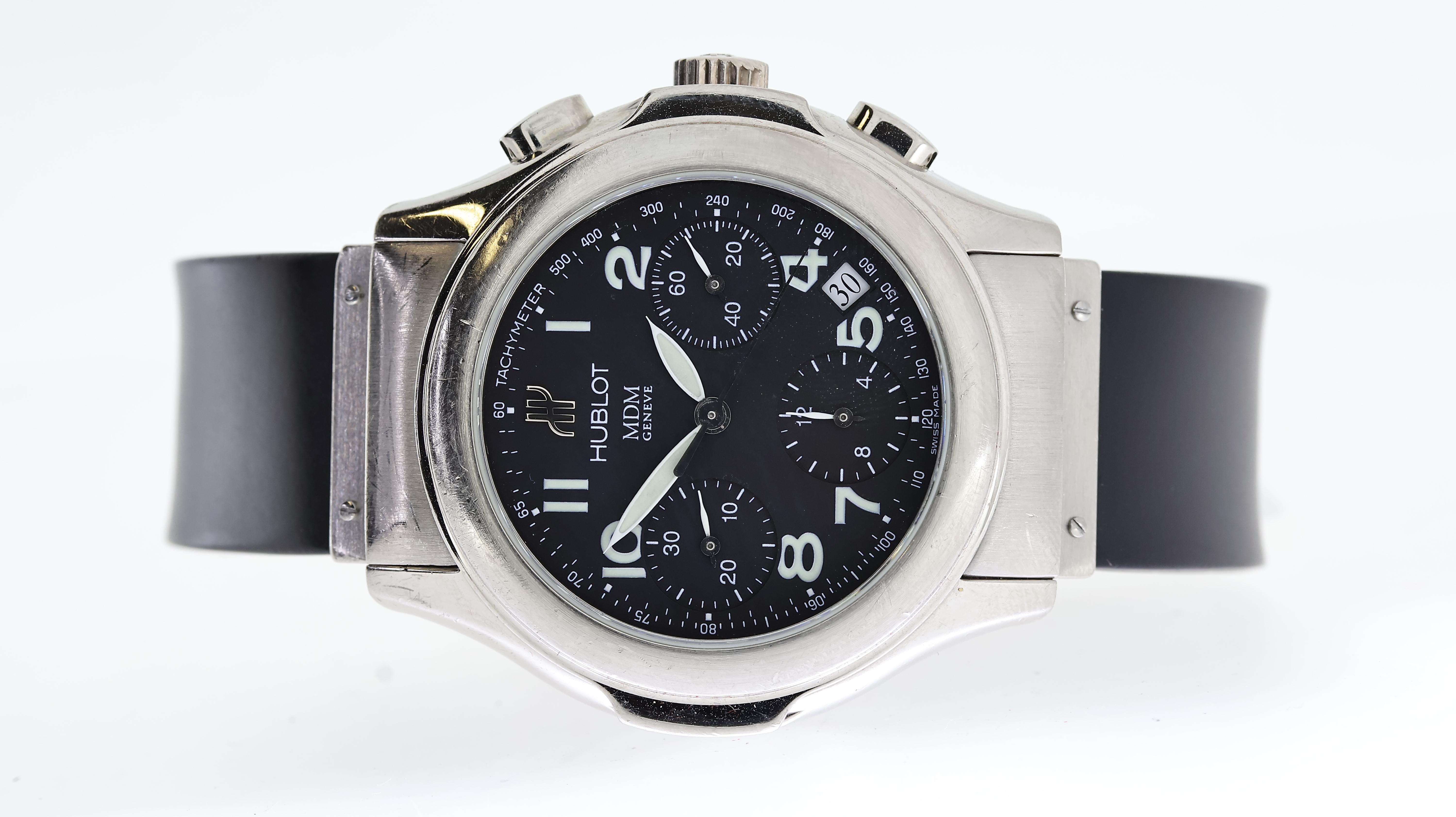 Replica hublot mdm chronograph watch