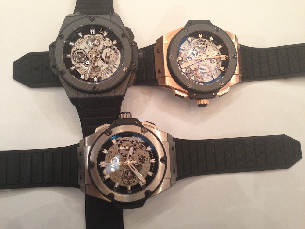 Replica hublot king power unico gmt watch