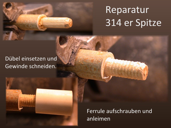 Reparatur 314er Oberteil