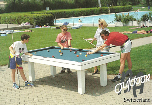 Outdoor Billardtisch - Sport 64 Swissbillard 