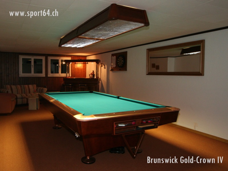 Brunswick Gold Crown IV Pool Billardtisch 