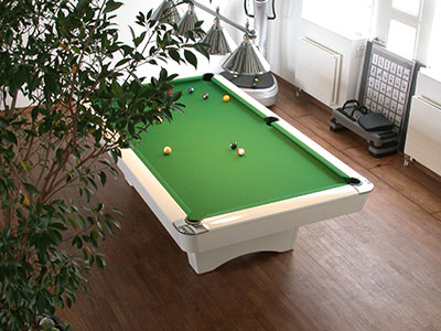 Corona Poolbillard Tisch Billard Tisch weiss Pooltisch