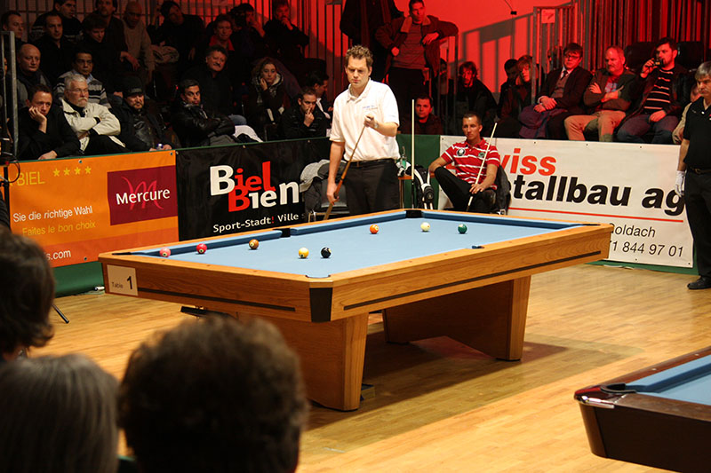 Pooltisch Billardtisch Zaffiro Grand-Prix Open Biel Dimitri Jungo